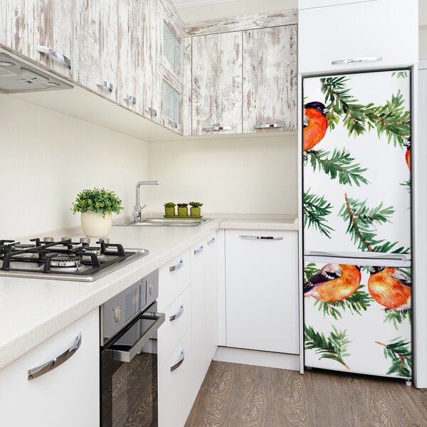 Nálepka fototapeta lednička Červenka obecná jehličňan FridgeStick-70x190-f-93490793