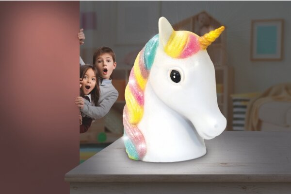 Globo 28052 - LED Dětská noční lampička UNICORN LED/1W/USB/3xAA