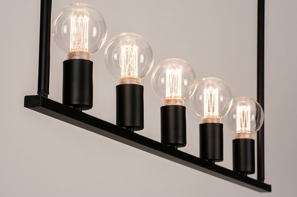 Závěsné svítidlo nad stůl Brooklyn Bulb Black 5 (LMD)