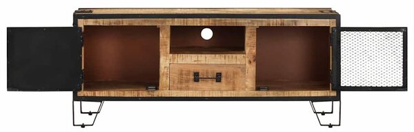 TV stolek 110 x 31 x 46 cm hrubé mangovníkové dřevo 328284