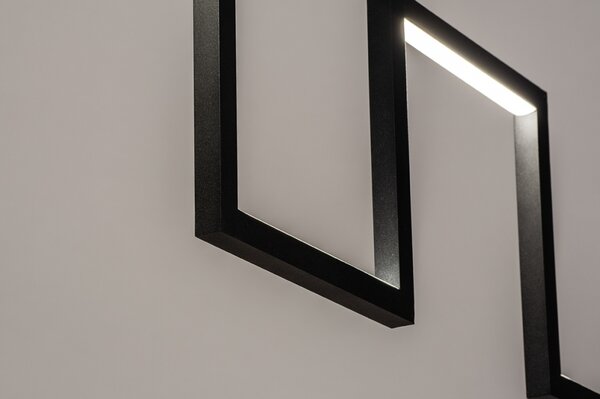 Závěsné černé LED svítidlo nad stůl Zagatti Black Big (LMD)