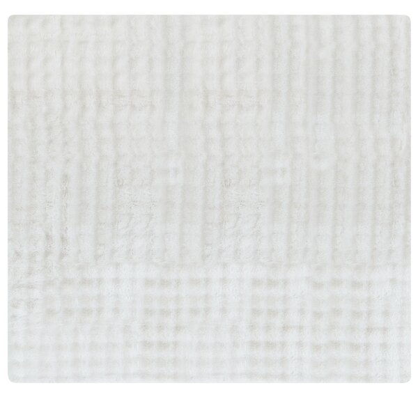 Deka SALKA Umělá kožešina 200 x 220 cm Bílá