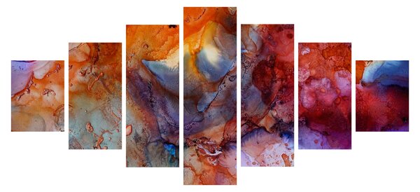 Obraz - Abstraktní inkoustové umění (210x100 cm)