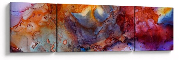 Obraz - Abstraktní inkoustové umění (170x50 cm)