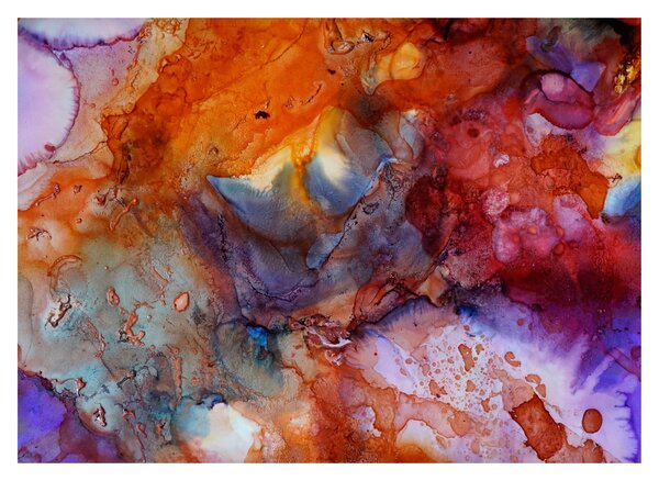 Obraz - Abstraktní inkoustové umění (70x50 cm)