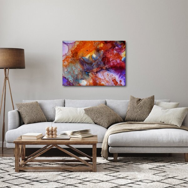 Obraz - Abstraktní inkoustové umění (70x50 cm)