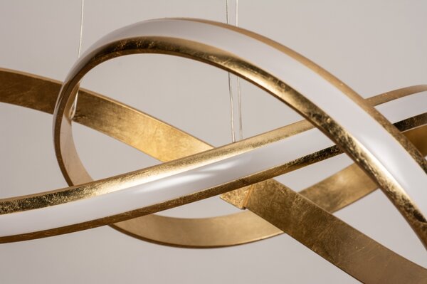 Závěsné designové LED svítidlo do kuchyně Enett Gold (LMD)