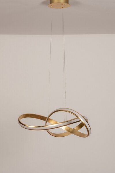 Závěsné designové LED svítidlo do kuchyně Enett Gold (LMD)