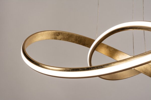 Závěsné designové LED svítidlo do kuchyně Enett Gold (LMD)