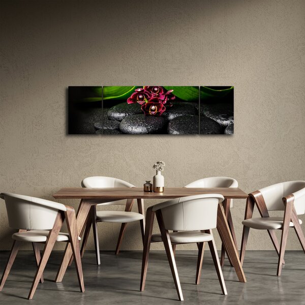 Obraz - Lávové kameny (170x50 cm)