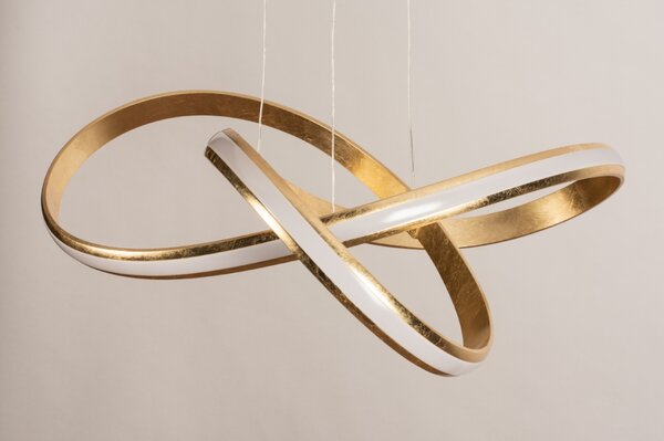 Závěsné designové LED svítidlo do kuchyně Enett Gold (LMD)