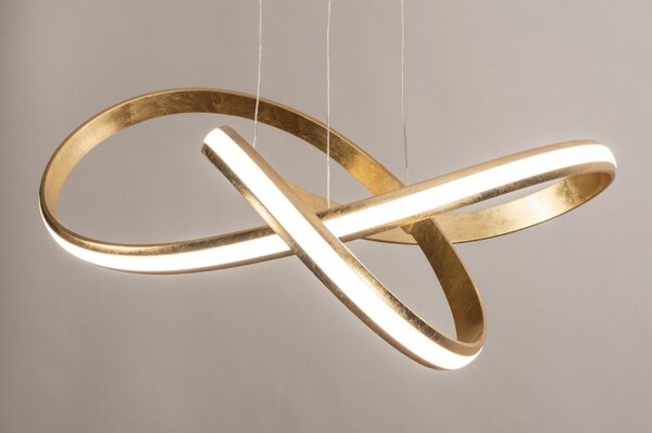Závěsné designové LED svítidlo do kuchyně Enett Gold (LMD)