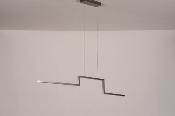 Závěsné LED svítidlo nad stůl Zagatti Silver (LMD)