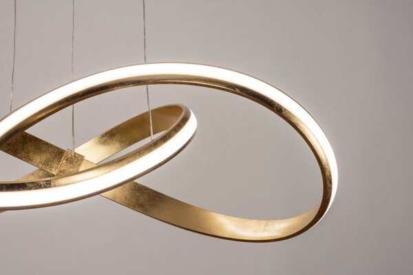Závěsné designové LED svítidlo do kuchyně Enett Gold (LMD)