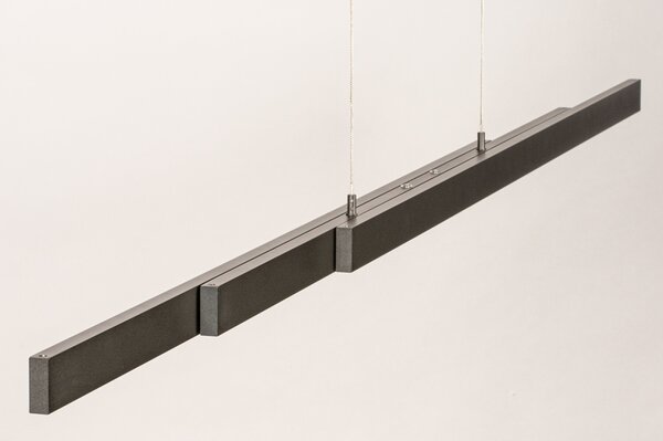 Závěsné designové černé LED svítidlo nad stůl Corciano Trio 180 Black (LMD)
