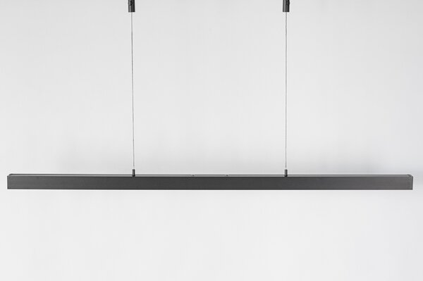 Závěsné designové černé LED svítidlo nad stůl Corciano Trio 180 Black (LMD)