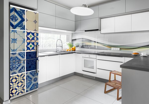 Foto tapeta na ledničku Portugalské kachličky FridgeStick-70x190-f-95653108