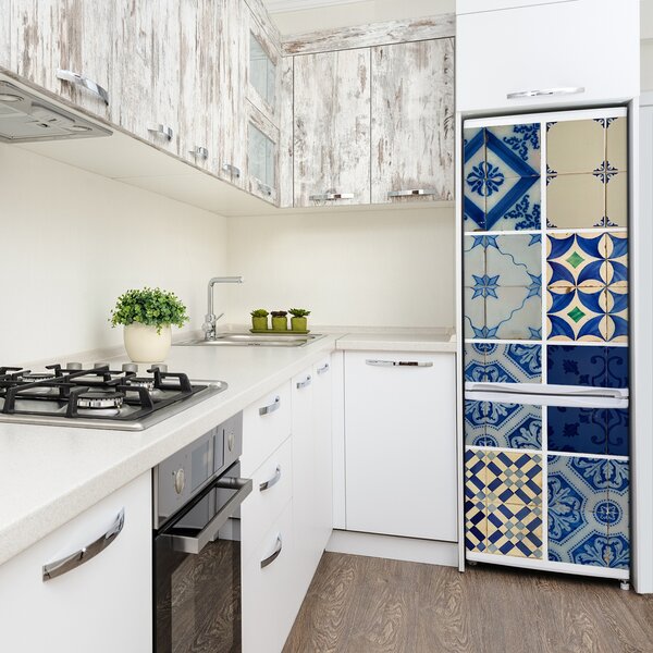 Foto tapeta na ledničku Portugalské kachličky FridgeStick-70x190-f-95653108