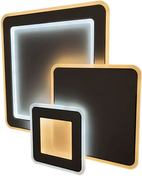 AVIDE Stropní designové stmívatelné LED osvětlení SOPHIE, 113W, teplá-studená bílá, 48x48cm, čtverec, bílé 9570560