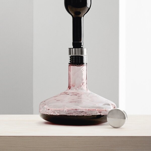 AUDO COPENHAGEN Dekantační karafa Wine Breather Deluxe, Steel