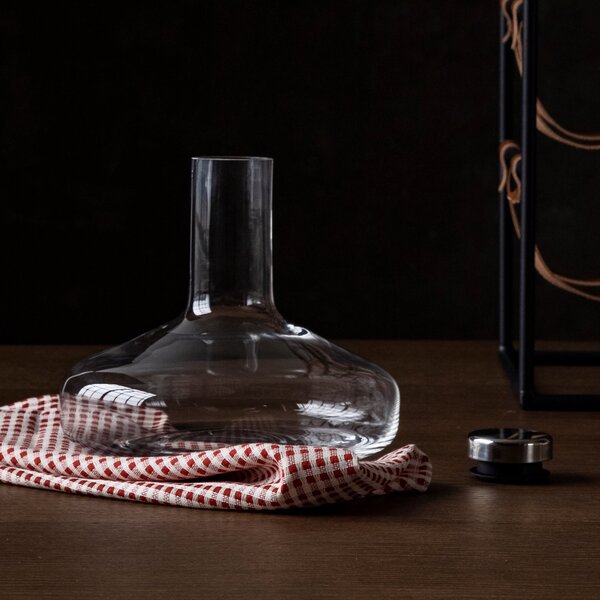 AUDO COPENHAGEN Dekantační karafa Wine Breather Deluxe, Steel
