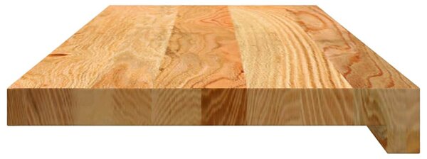 Nášlapy na schody 4 ks světle hnědé 70x25x2 cm masivní dub 3282953