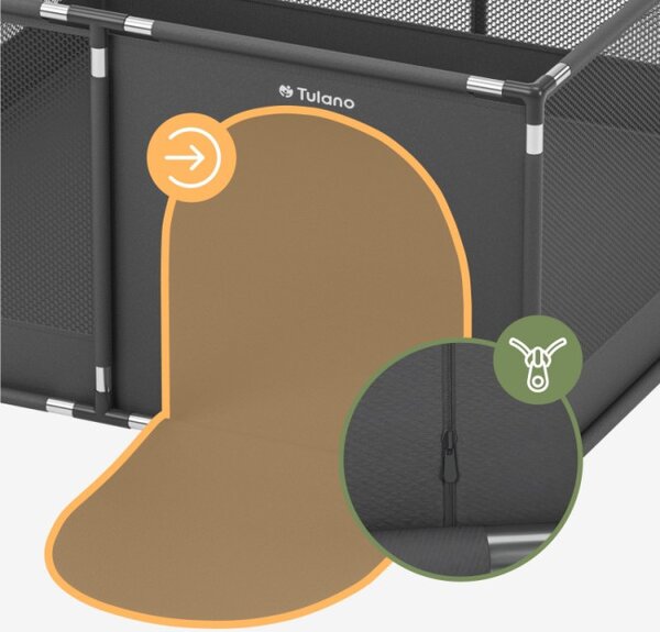 Dětská ohrádka Cozy 20 grafitová