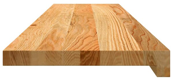 Nášlapy na schody 12 ks světle hnědé 100x25x2 cm masivní dub 3282980