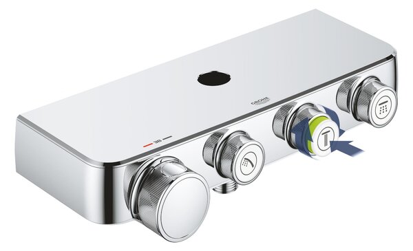 Grohe Euphoria sprchová sada na stěnu s termostatem s dešťovou sprchou StarLight Chrome 26507000