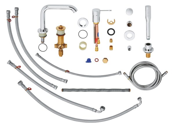Grohe Essence vanová baterie na vanu StarLight Chrome 19578001