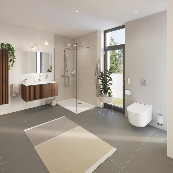 Grohe Euphoria sprchová sada na stěnu s termostatem s dešťovou sprchou StarLight Chrome 26507000