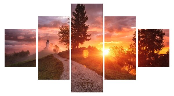 Obraz - Jamnik, Slovinsko (125x70 cm)