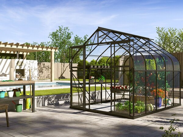 Vitavia Zahradní skleník Dione (černá, 8,3 m²) (100323239008)