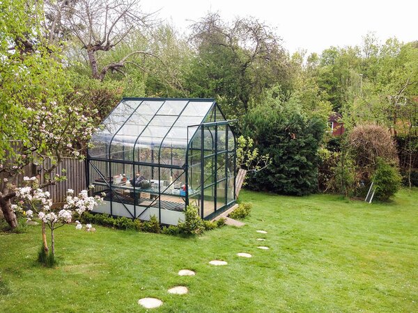 Vitavia Zahradní skleník Dione (smaragdová, 6,7 m²) (100323239006)
