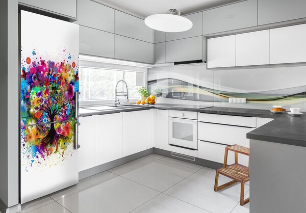 Nálepka na ledničku Abstraktní strom FridgeStick-70x190-f-96444757