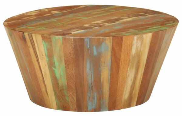 Konferenční stolek Ø 65 x 31 cm masivní recyklované dřevo 328301