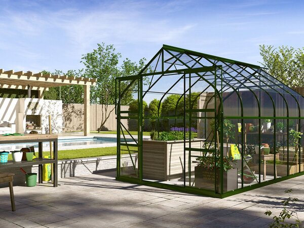 Vitavia Zahradní skleník Dione (smaragdová, 9,9 m²) (100323239012)