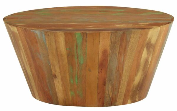 Konferenční stolek Ø 65 x 31 cm masivní recyklované dřevo 328301