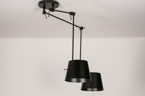 Závěsné designové svítidlo nad stůl Snap Wall Charlenne Black Duo (LMD)