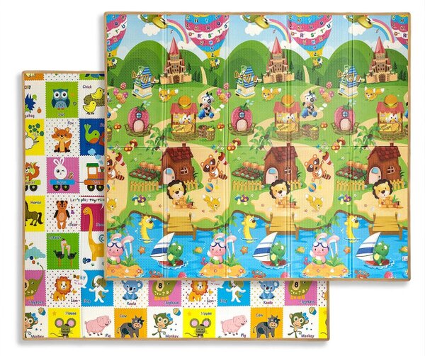 Hrací podložka pro děti Play Colourful Animals T1