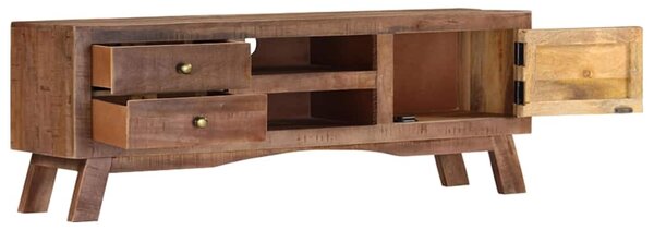 TV stolek 110 x 30 x 40 cm hrubé mangovníkové dřevo 328303