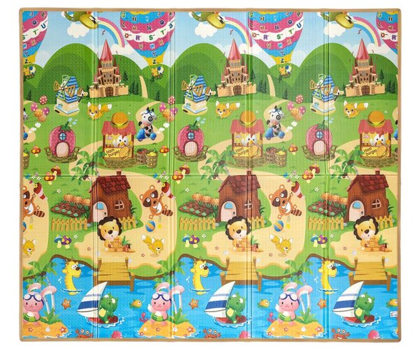 Hrací podložka pro děti Play Colourful Animals T1