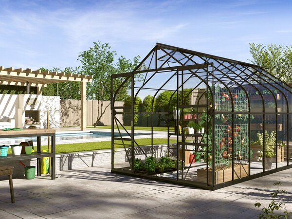 Vitavia Zahradní skleník Dione (černá, 11,5 m²) (100323239002)