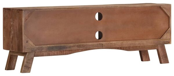 TV stolek 110 x 30 x 40 cm hrubé mangovníkové dřevo 328303