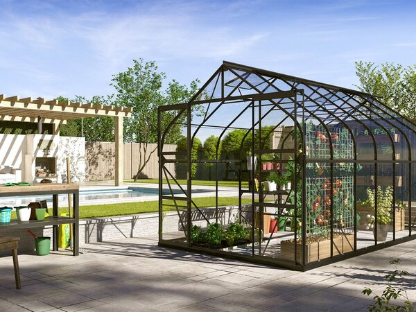 Vitavia Zahradní skleník Dione (černá, 11,5 m²) (100323239002)