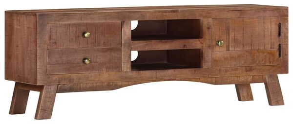 TV stolek 110 x 30 x 40 cm hrubé mangovníkové dřevo 328303