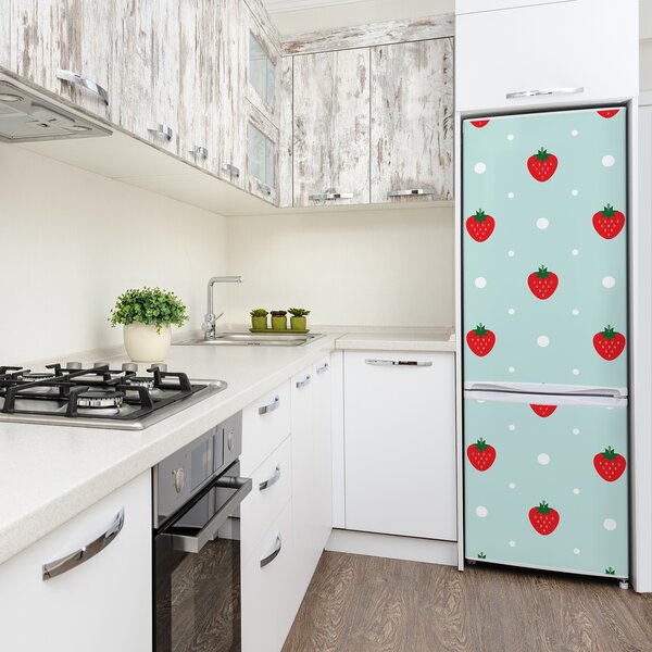 Nálepka na ledničku samolepící Jahody FridgeStick-70x190-f-97139523