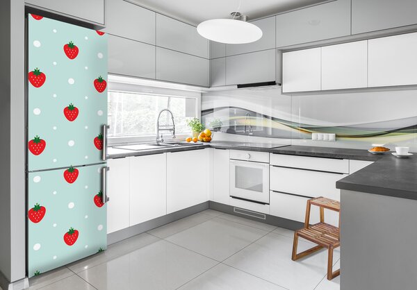 Nálepka na ledničku samolepící Jahody FridgeStick-70x190-f-97139523