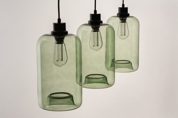 Závěsné designové svítidlo nad jídelní stůl Bottle Green (LMD)