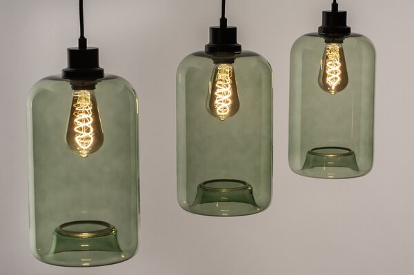 Závěsné designové svítidlo nad jídelní stůl Bottle Green (LMD)